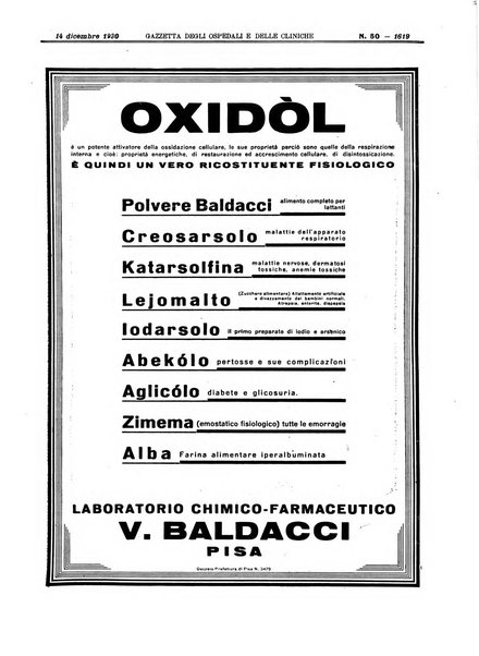 Gazzetta degli ospedali e delle cliniche