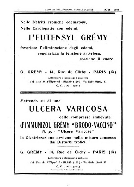 Gazzetta degli ospedali e delle cliniche