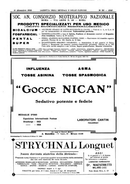 Gazzetta degli ospedali e delle cliniche