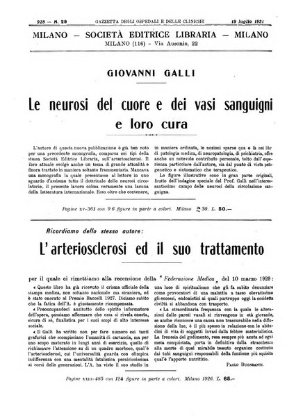 Gazzetta degli ospedali e delle cliniche