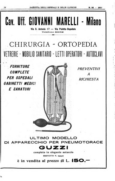 Gazzetta degli ospedali e delle cliniche