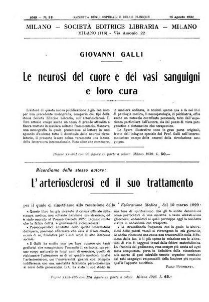 Gazzetta degli ospedali e delle cliniche