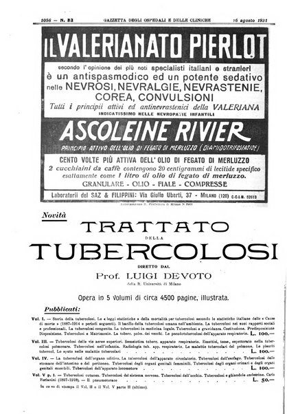 Gazzetta degli ospedali e delle cliniche