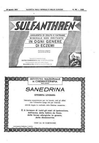 Gazzetta degli ospedali e delle cliniche