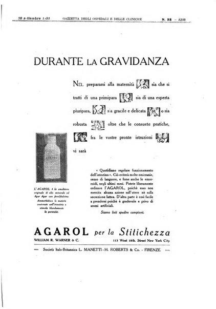 Gazzetta degli ospedali e delle cliniche