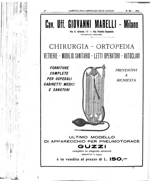 Gazzetta degli ospedali e delle cliniche