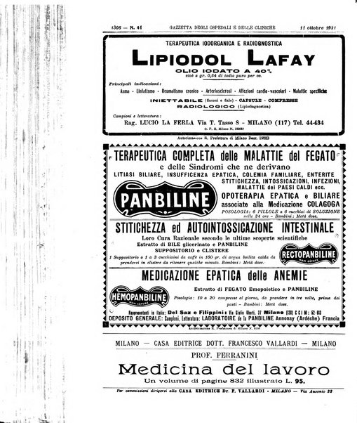 Gazzetta degli ospedali e delle cliniche