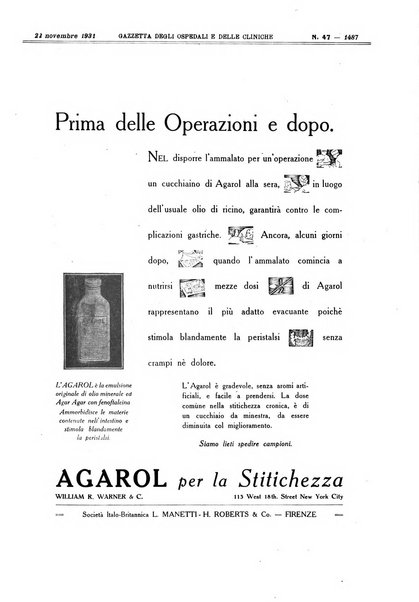 Gazzetta degli ospedali e delle cliniche