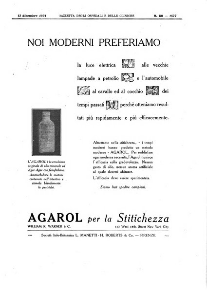 Gazzetta degli ospedali e delle cliniche