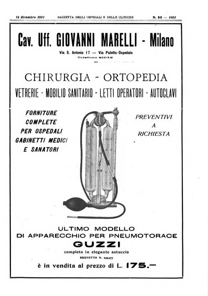 Gazzetta degli ospedali e delle cliniche