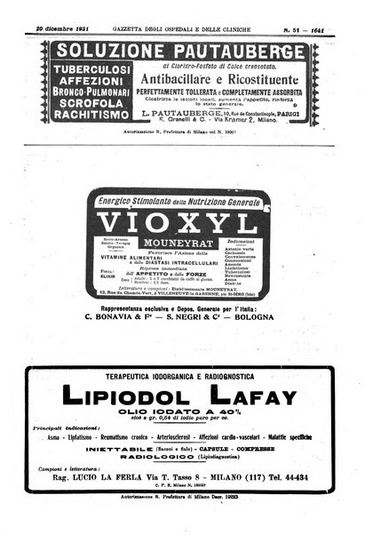 Gazzetta degli ospedali e delle cliniche