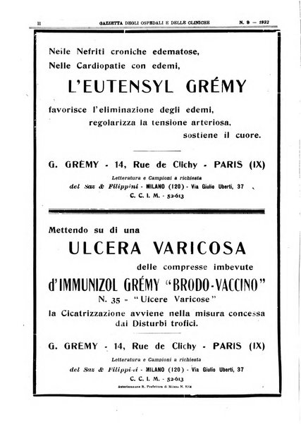 Gazzetta degli ospedali e delle cliniche