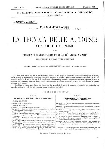 Gazzetta degli ospedali e delle cliniche