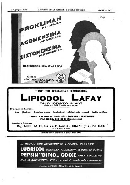 Gazzetta degli ospedali e delle cliniche