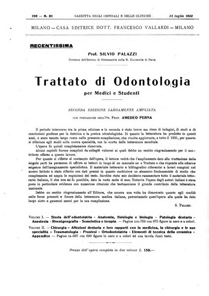 Gazzetta degli ospedali e delle cliniche