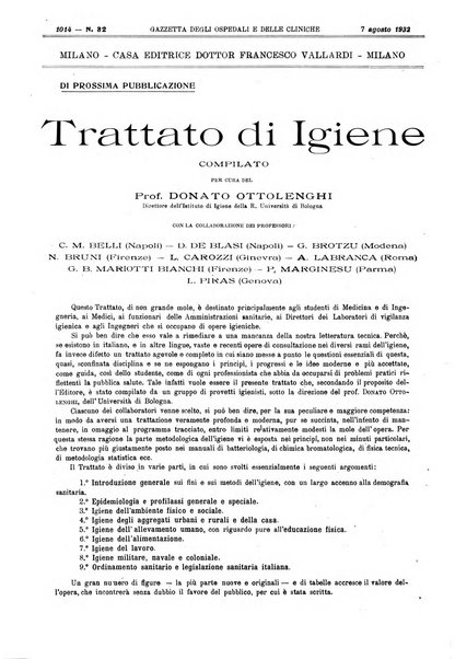 Gazzetta degli ospedali e delle cliniche