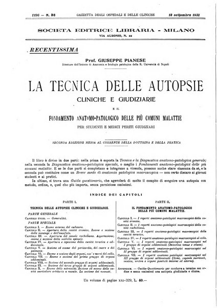 Gazzetta degli ospedali e delle cliniche