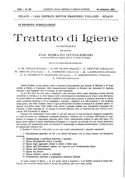 Gazzetta degli ospedali e delle cliniche