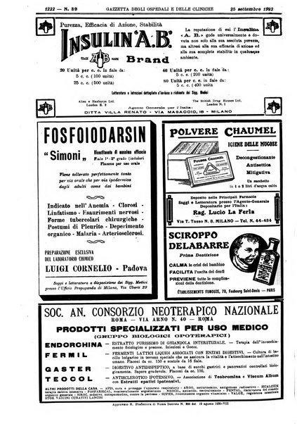 Gazzetta degli ospedali e delle cliniche