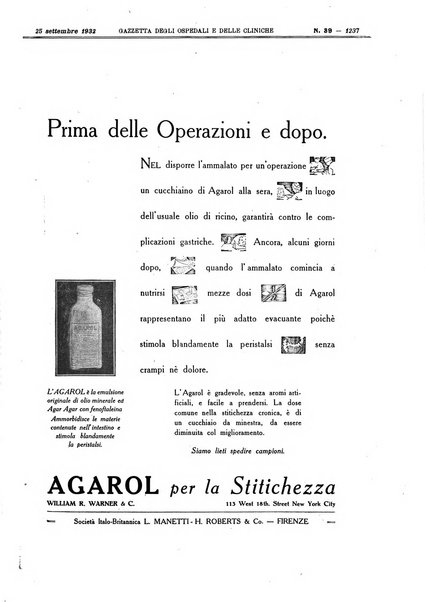 Gazzetta degli ospedali e delle cliniche