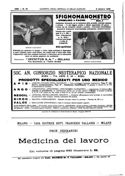 Gazzetta degli ospedali e delle cliniche