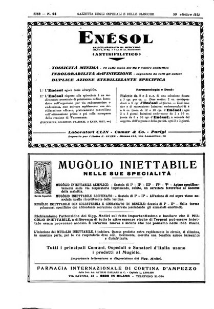 Gazzetta degli ospedali e delle cliniche