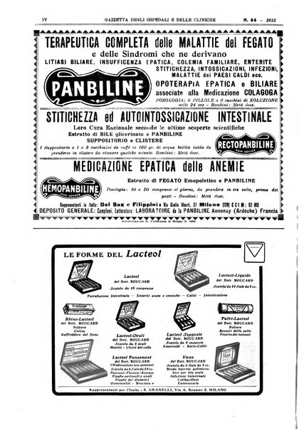 Gazzetta degli ospedali e delle cliniche