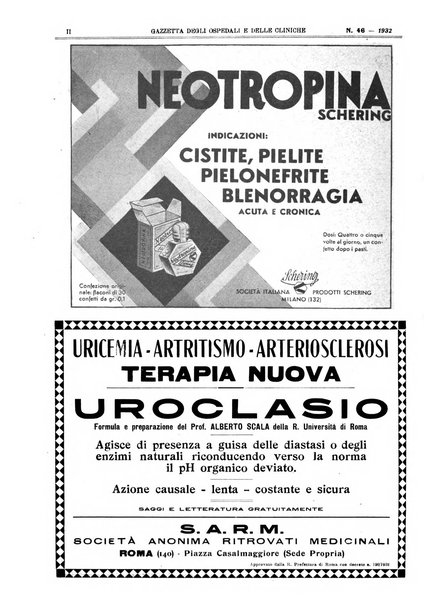 Gazzetta degli ospedali e delle cliniche