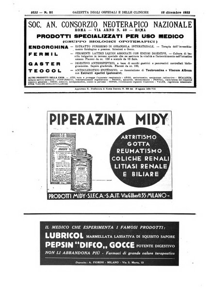 Gazzetta degli ospedali e delle cliniche