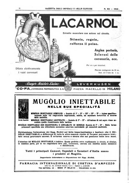 Gazzetta degli ospedali e delle cliniche