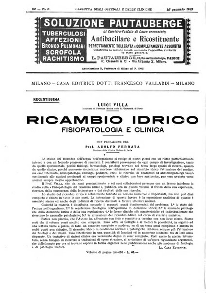 Gazzetta degli ospedali e delle cliniche