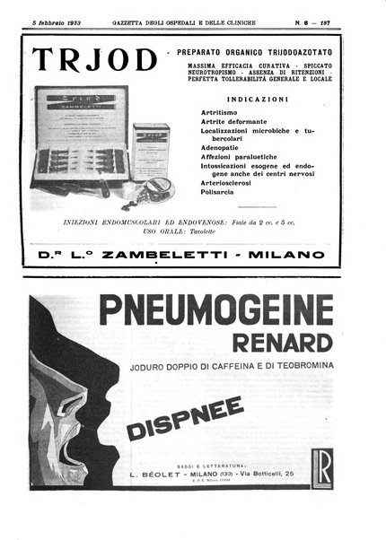 Gazzetta degli ospedali e delle cliniche