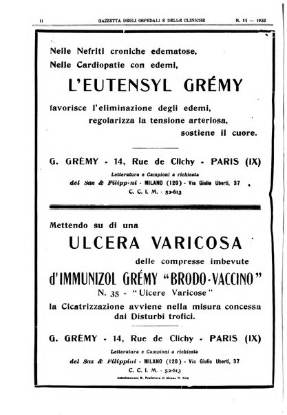 Gazzetta degli ospedali e delle cliniche