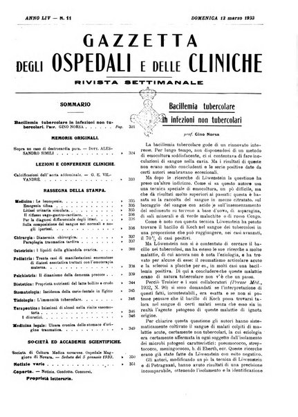 Gazzetta degli ospedali e delle cliniche