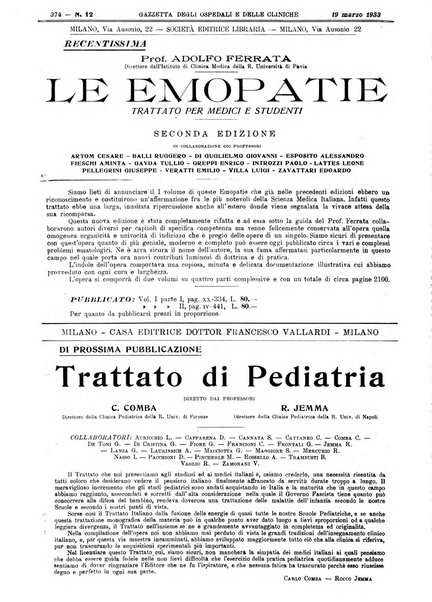 Gazzetta degli ospedali e delle cliniche