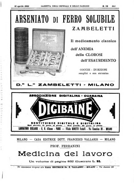 Gazzetta degli ospedali e delle cliniche