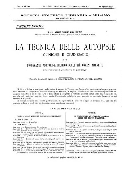 Gazzetta degli ospedali e delle cliniche