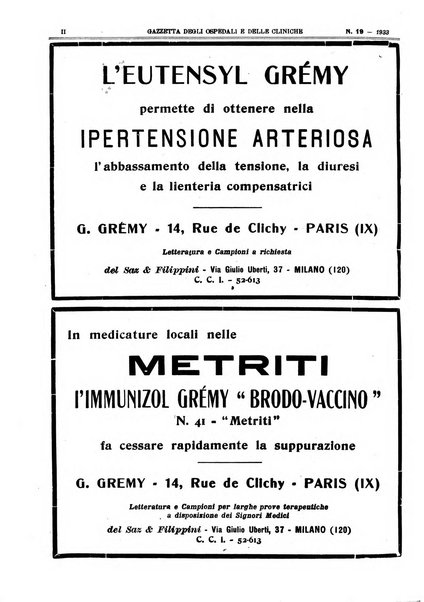 Gazzetta degli ospedali e delle cliniche