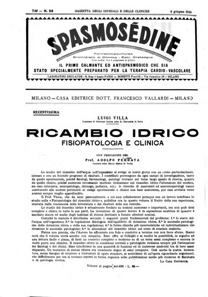 Gazzetta degli ospedali e delle cliniche