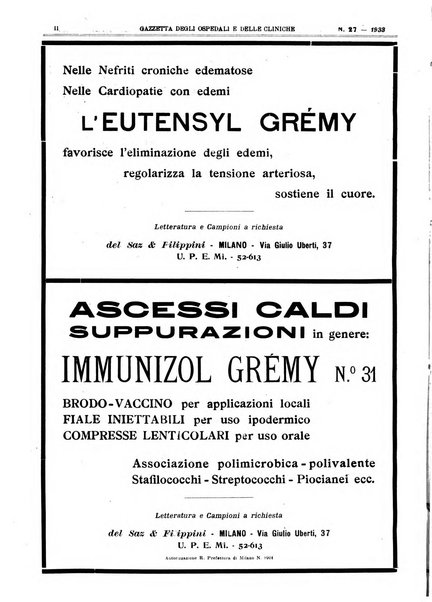 Gazzetta degli ospedali e delle cliniche