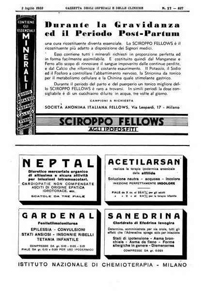 Gazzetta degli ospedali e delle cliniche