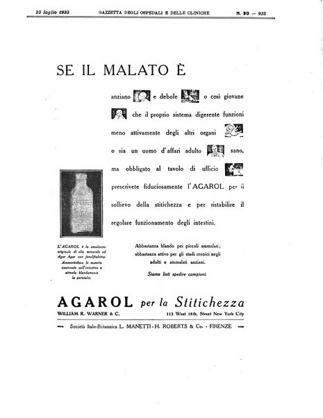 Gazzetta degli ospedali e delle cliniche