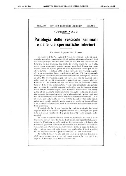 Gazzetta degli ospedali e delle cliniche