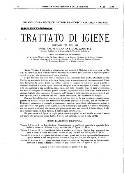 Gazzetta degli ospedali e delle cliniche