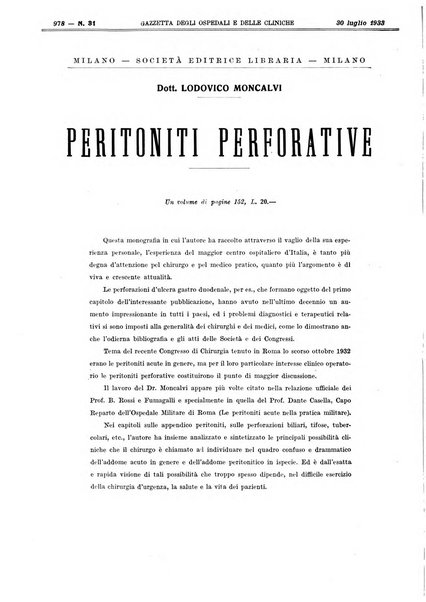 Gazzetta degli ospedali e delle cliniche