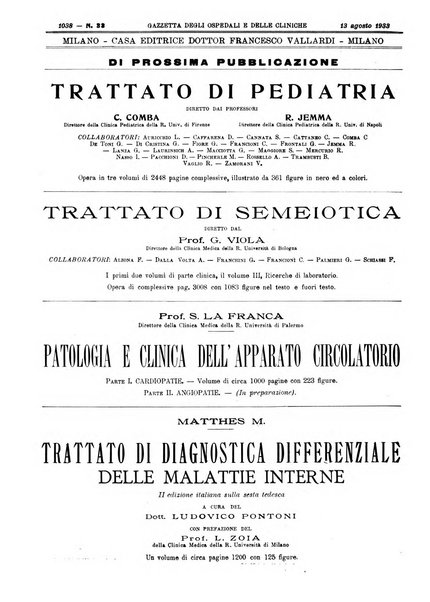 Gazzetta degli ospedali e delle cliniche