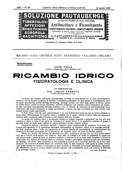 Gazzetta degli ospedali e delle cliniche