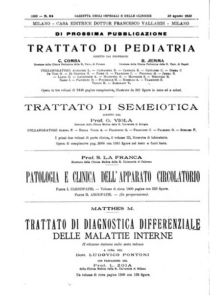 Gazzetta degli ospedali e delle cliniche