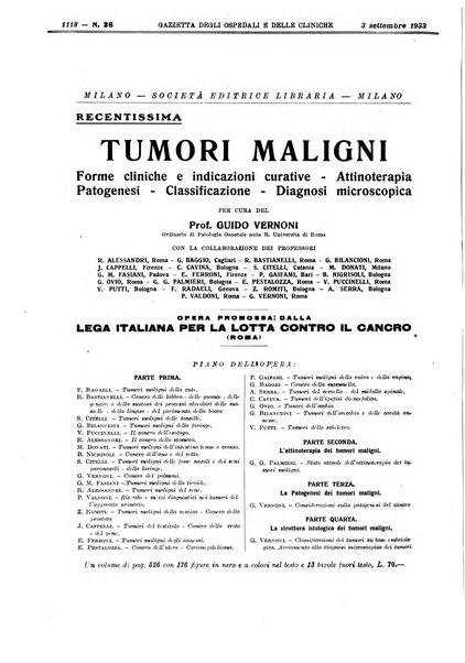 Gazzetta degli ospedali e delle cliniche