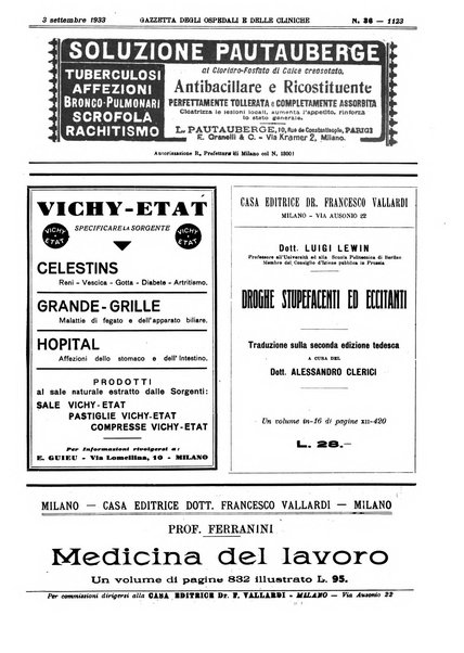 Gazzetta degli ospedali e delle cliniche